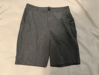 Nitrous Black Stretch, Hybrid Size 18 Boys Gray Board  Shorter Swim Swimsuit Excellent Like New Condition