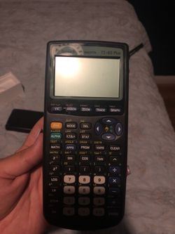 Ti- 83 plus calculator