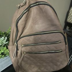 Tan Back Pack 