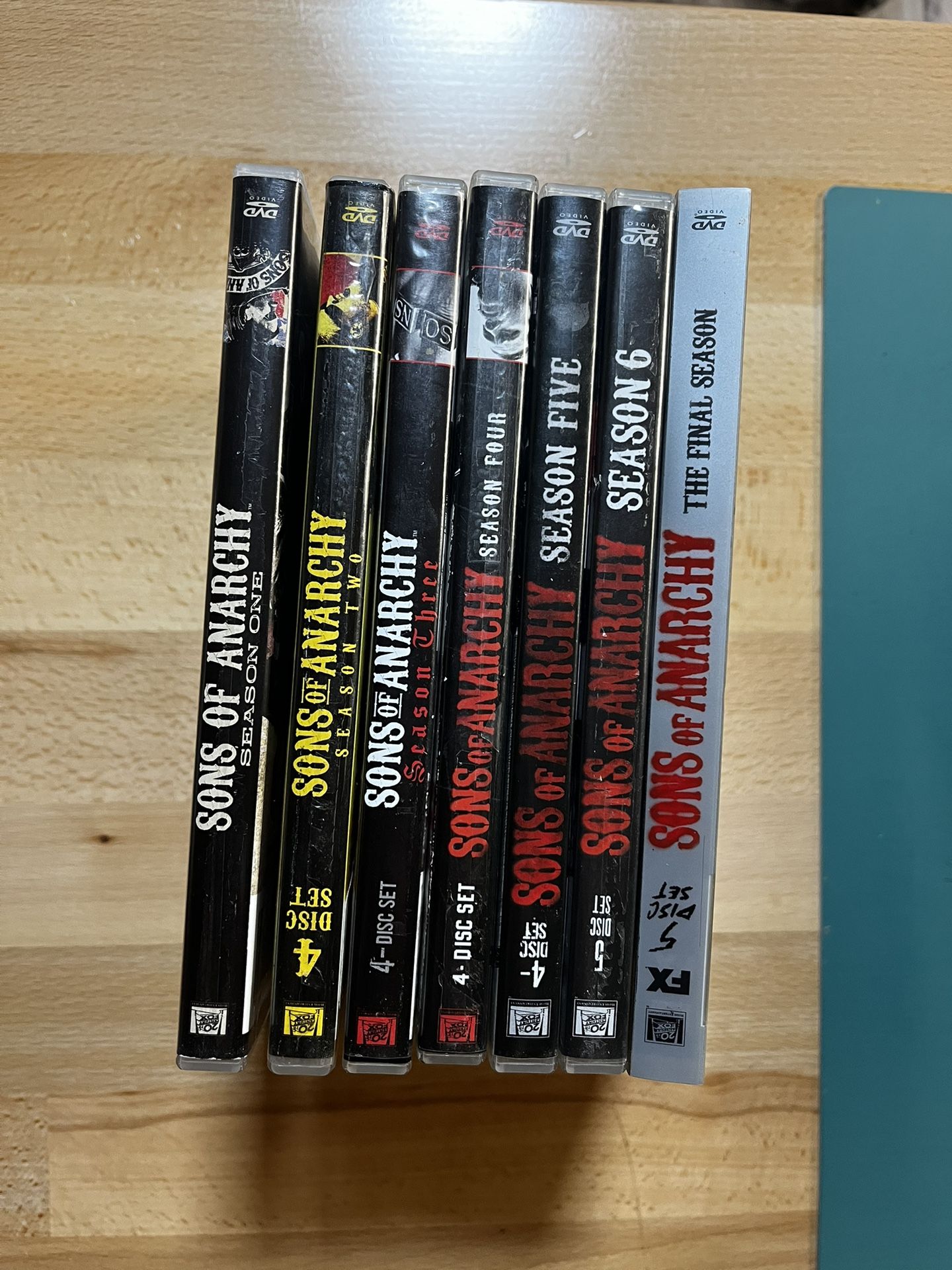 Whole Sons of Anarchy Seasons 1-7 collection