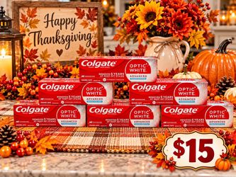 Colgate Optic White Advanced Toothpaste 6-Pack