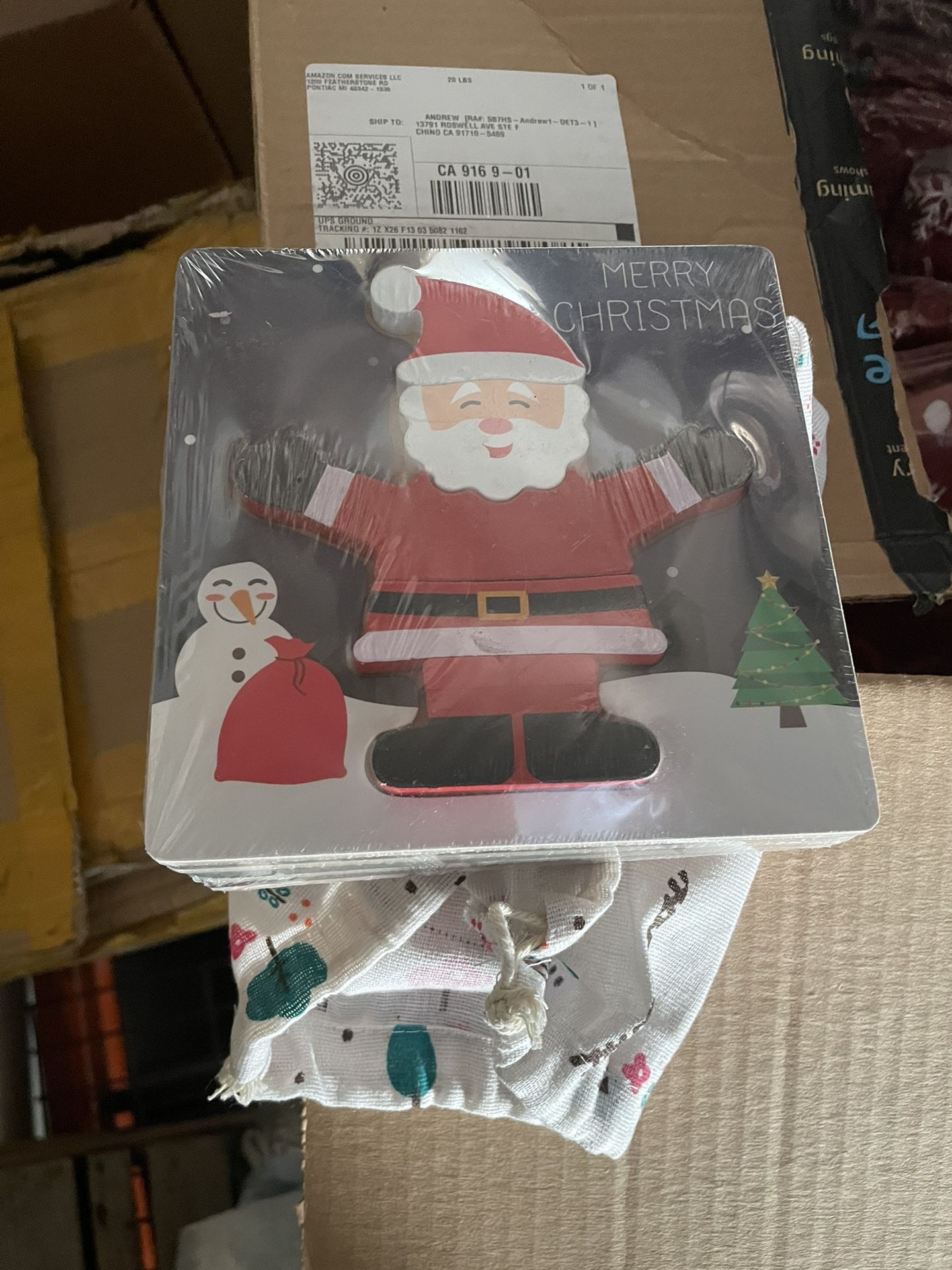 Christmas Wooden Puzzles for Kids Toddlers Jigsaw Puzzles Christmas Stocking Stuffers Toys Xmas Party Favors