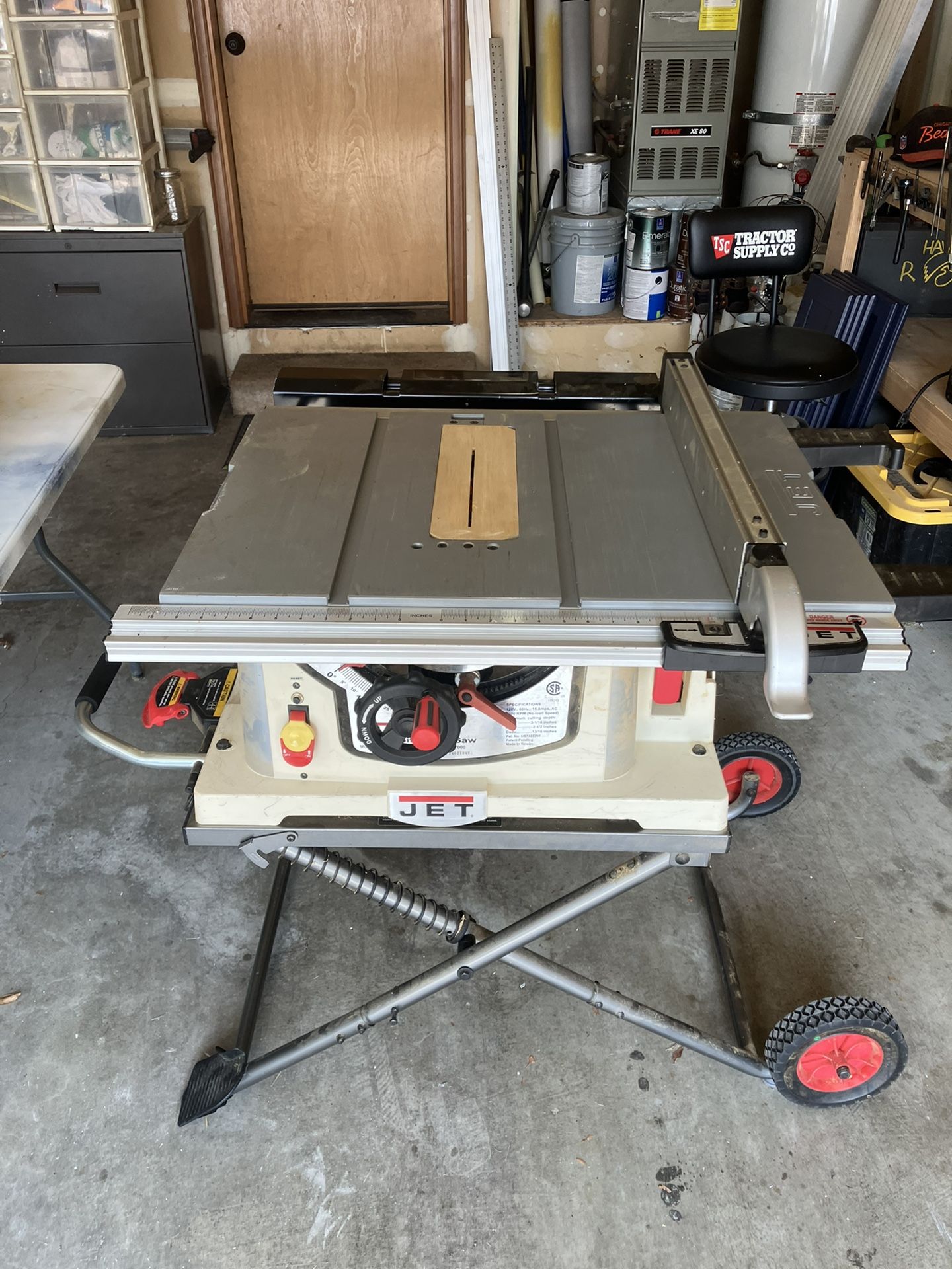 JET 10” PORTABLE JOB SITE TABLE SAW