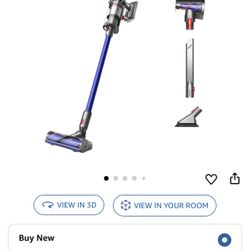 Dyson V11 Origin Cordless Vacuum, Nickel/Blue