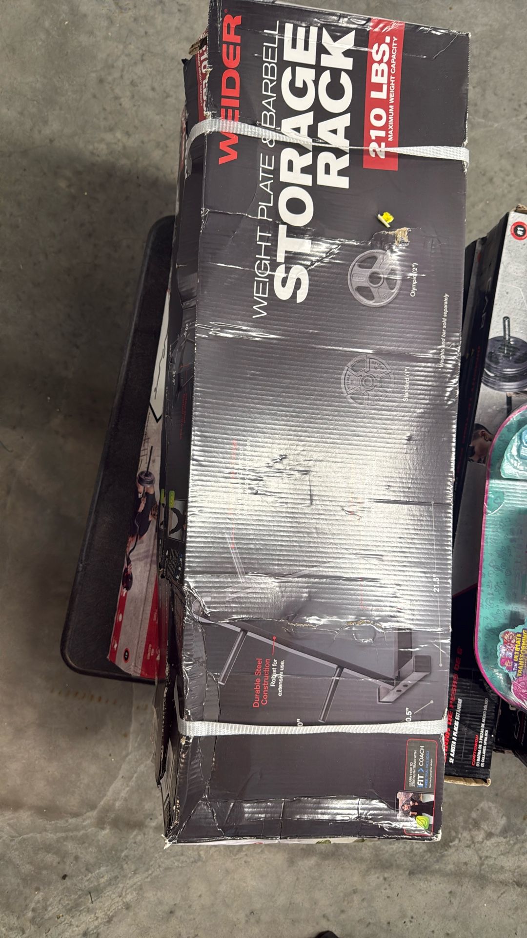 Weider Weight Plate Storage Rack