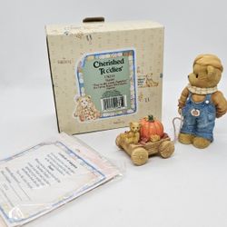 Cherished Teddies Daniel You’re My Little Pumpkin Boy Wagon Figurine 176214 Fall

Excellent CONDITION,  STORED IN THE BOX, COMES WITH ORIGINAL PACKAGI