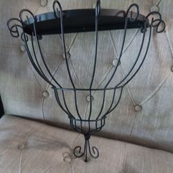 Black Decorative Metal Hanging Shelf $20 OBO 