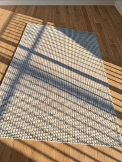 Riki Kreme 6x9 Jute-wool Rug