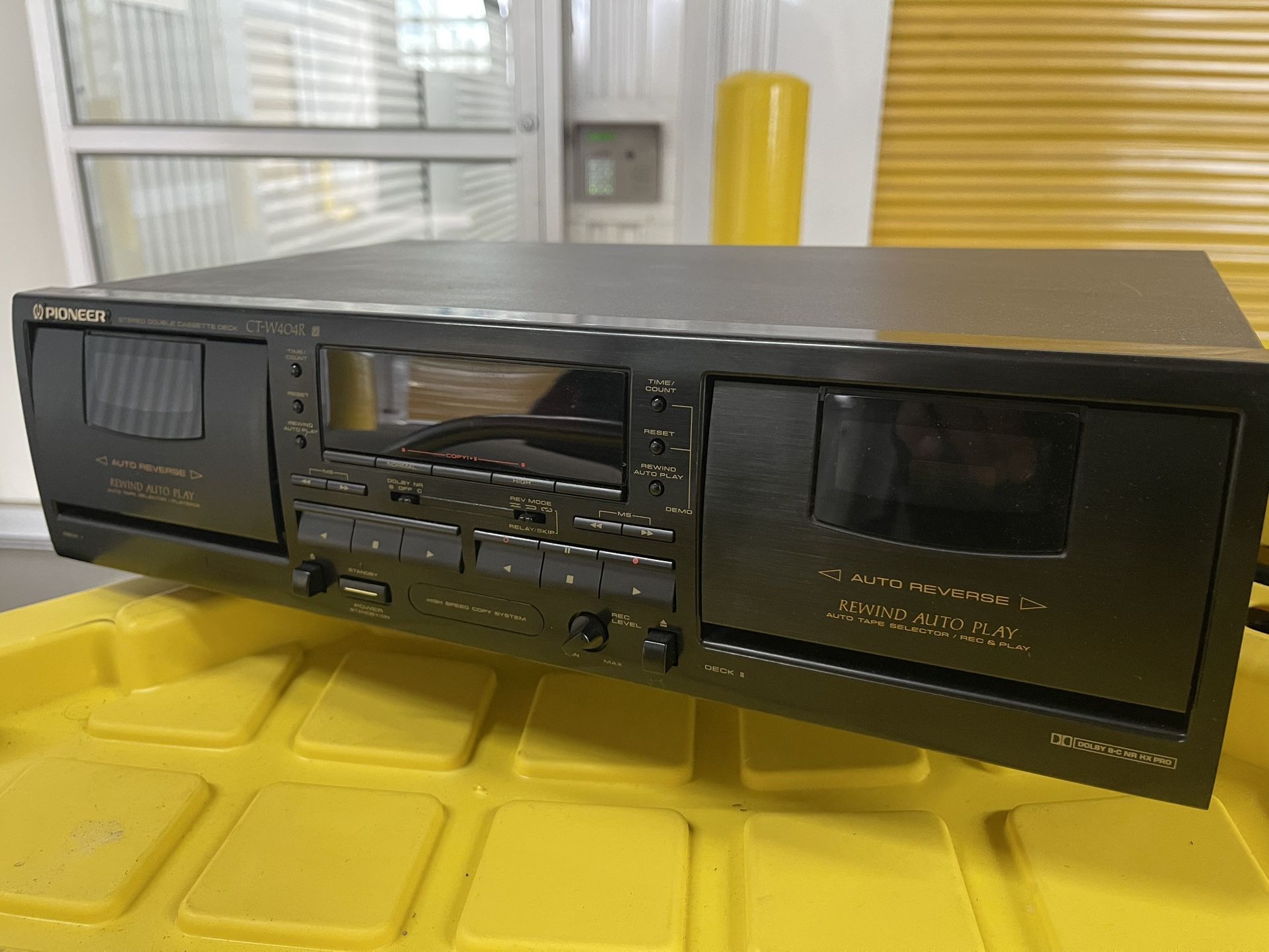 Pioneer CT-W404R Dual Cassette Player Recorder Deck