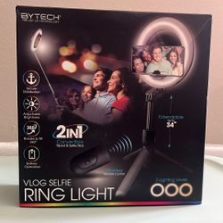 VLOG SELFIE RING LIGHT - brand new 