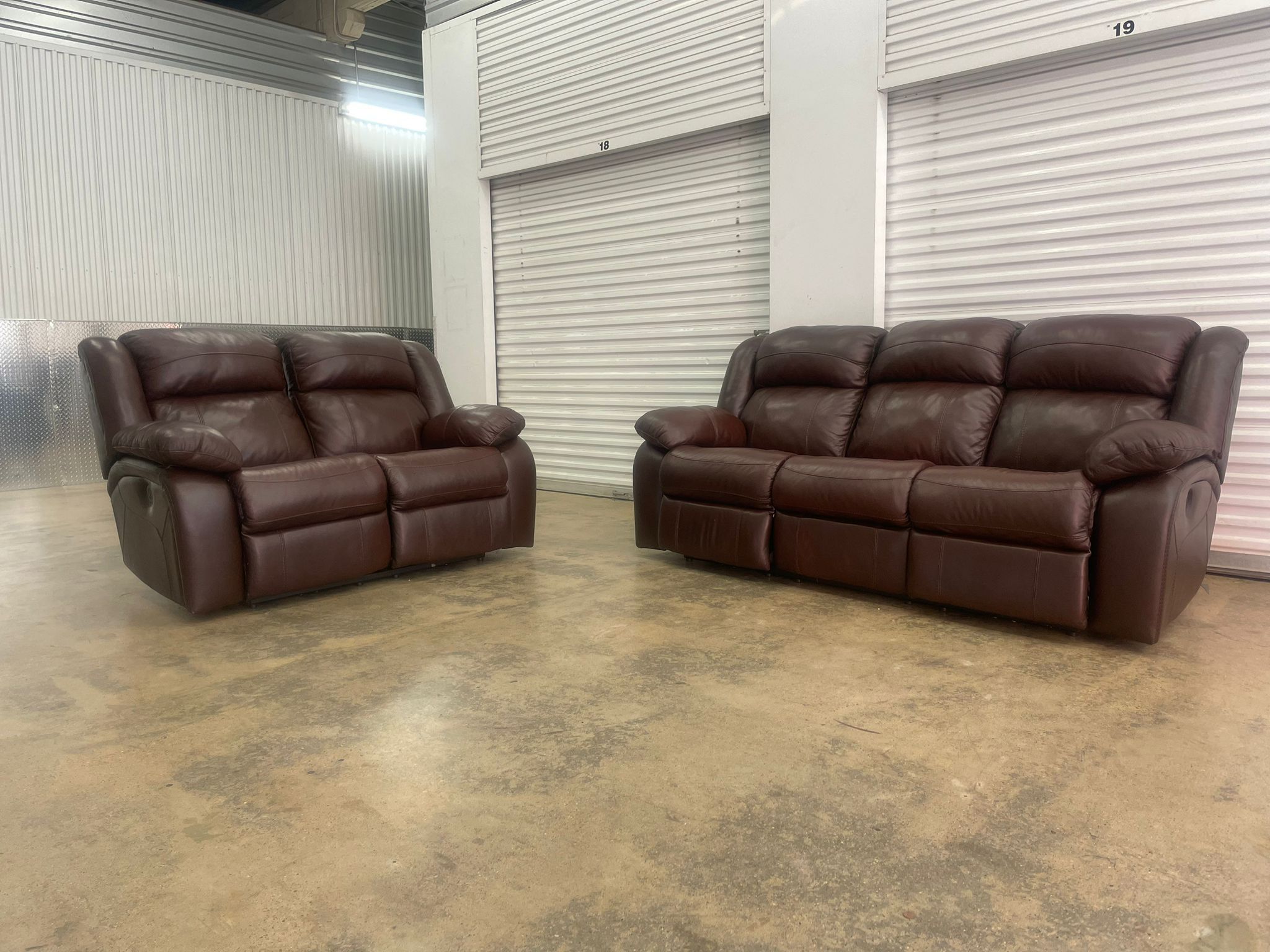 Beautiful Sofa And Loveseat Power Recliner ! for Sale in Dallas, TX
