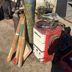 Old Welder And Oxygen Torch