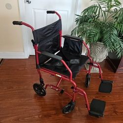 Like New Transporter Wheelchair from Walgreens Holds Up To 300Lb