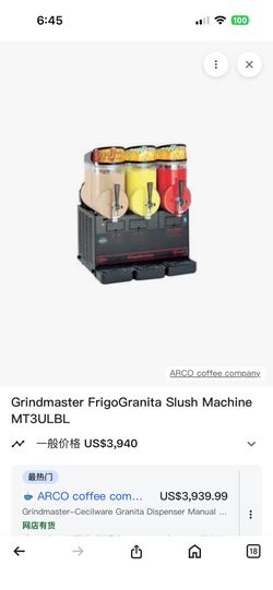3 Bowl Slushy Machine