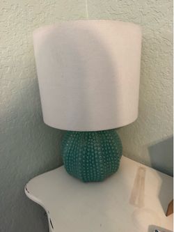 Turquoise table lamp