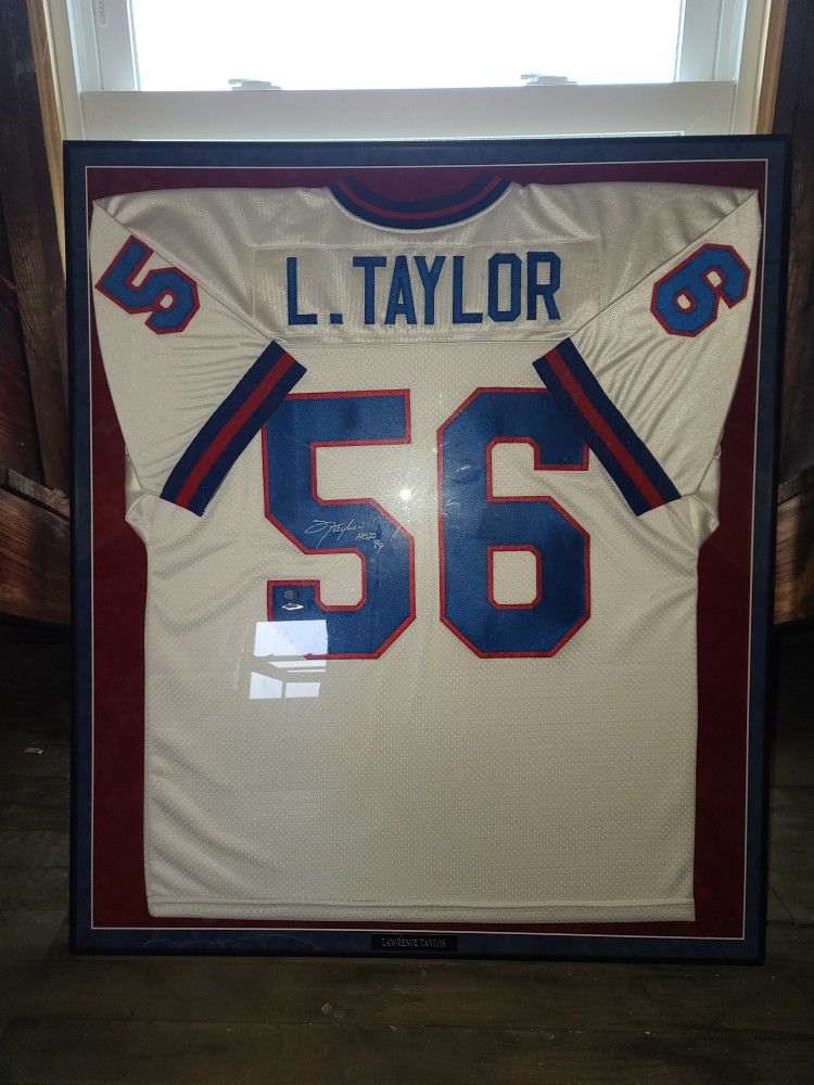 L Taylor Jersey Signed 