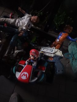 Mixed Lot of Used Toys and Action Figures