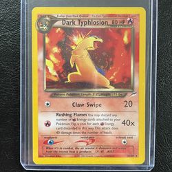 Pokemon TCG - Dark Typhlosion #10