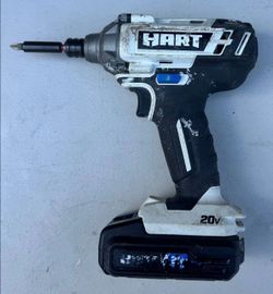 HART HPID01VN 20V Cordless Impact Driver w/ Battery Tested Works