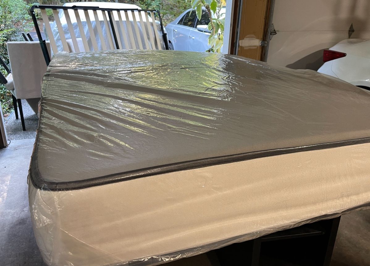 Full Size Mattress And Frame — Free