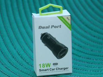 Syncwire USB C Car Charger 18W Fast USB Car Charger PD&QC 3.0 Dual Port Super Mini Car Adapter Compatible with iPhone 13/12/12 Pro/12 Pro Max/11/XS, S