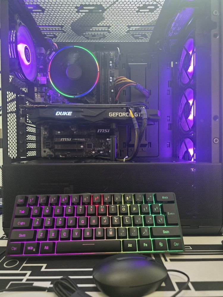 Gaming computer pc desktop intel i7, gtx 1080, 16 gb ram, nvme, wifi, lian li bundle