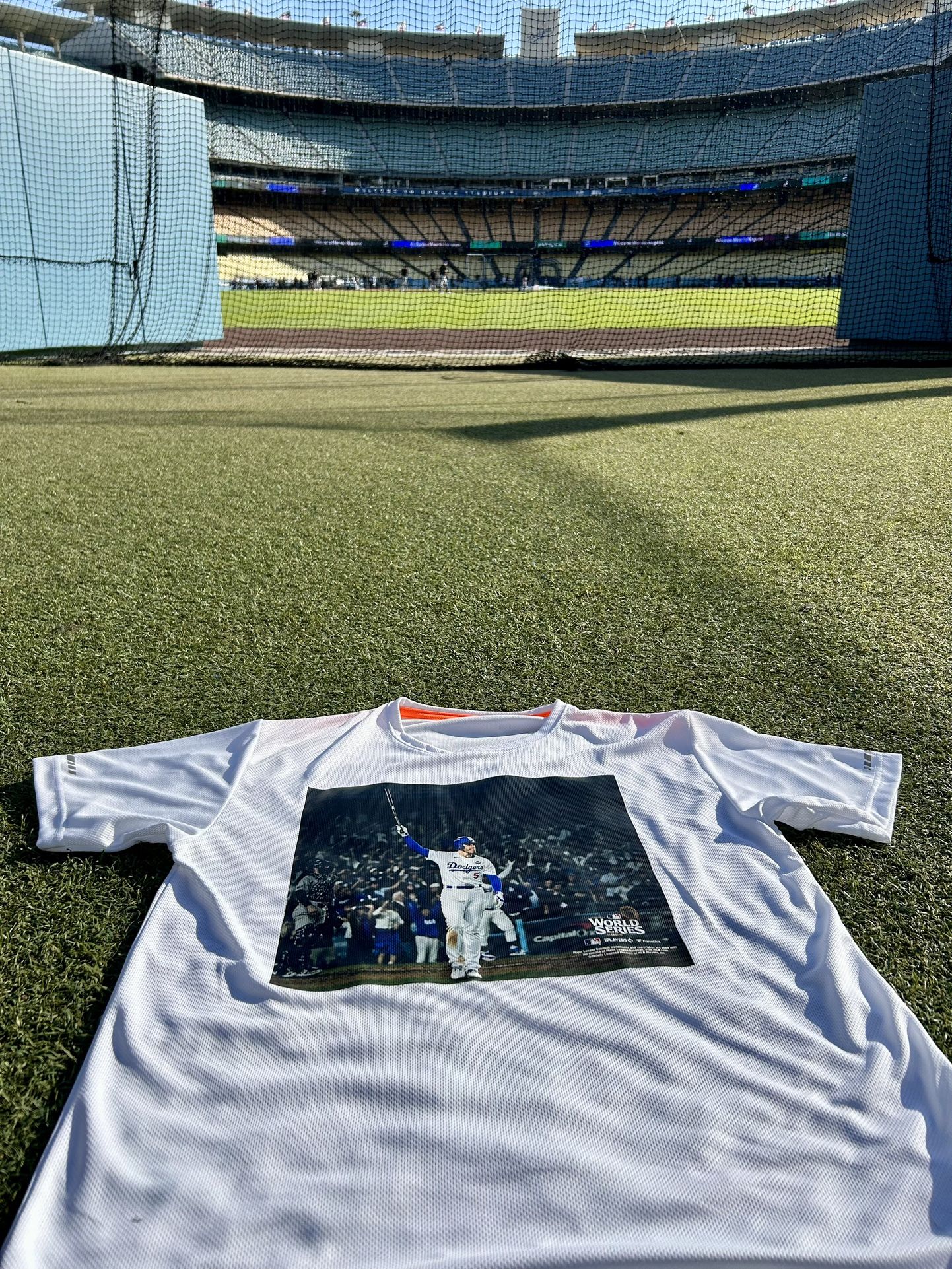 Dodgers Freddie Freeman World Series Grand Slam Long Lasting, Dry-fit, Easy to Wash Shirt
