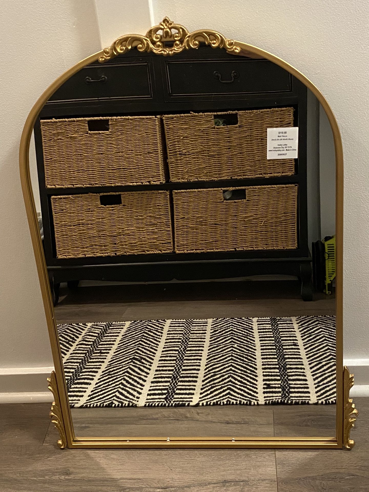 Inspired Anthropologie Gold Arch Mirror