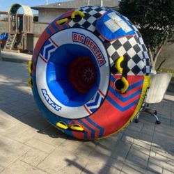 Sport Tube For Pulling  Or Or a plane in the river