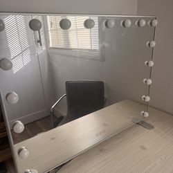 Vanity Mirror like new rarely used $200 obo