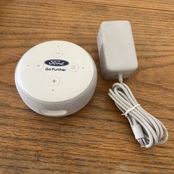 Amazon Smart Speaker 3rd Gen. White / Gray Ford Go Further Logo 