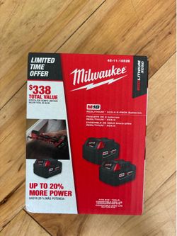 Milwaukee M18 18-Volt Lithium-Ion XC Extended Capacity 5.0 Ah Battery Pack