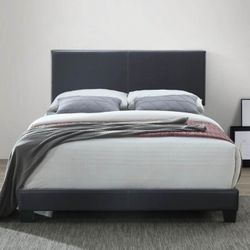 Queen Size Bed With Mattress + Box Spring