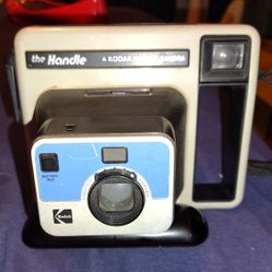 Kodak Instant Camera The Handle Vintage Polaroid Color Film Camera