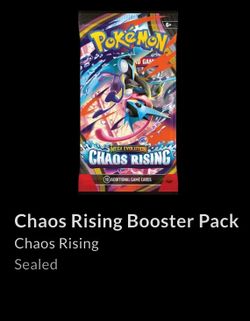 Pokémon Mega Evolution Chaos Rising Booster Pack