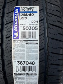 Michelin Defender LTX MS2 285/60R18 120H XL