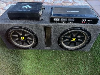Kicker speaker and amp