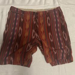 Vintage 80s Polo Ralph Lauren Southwestern Beacon Swim Shorts 100% Cotton