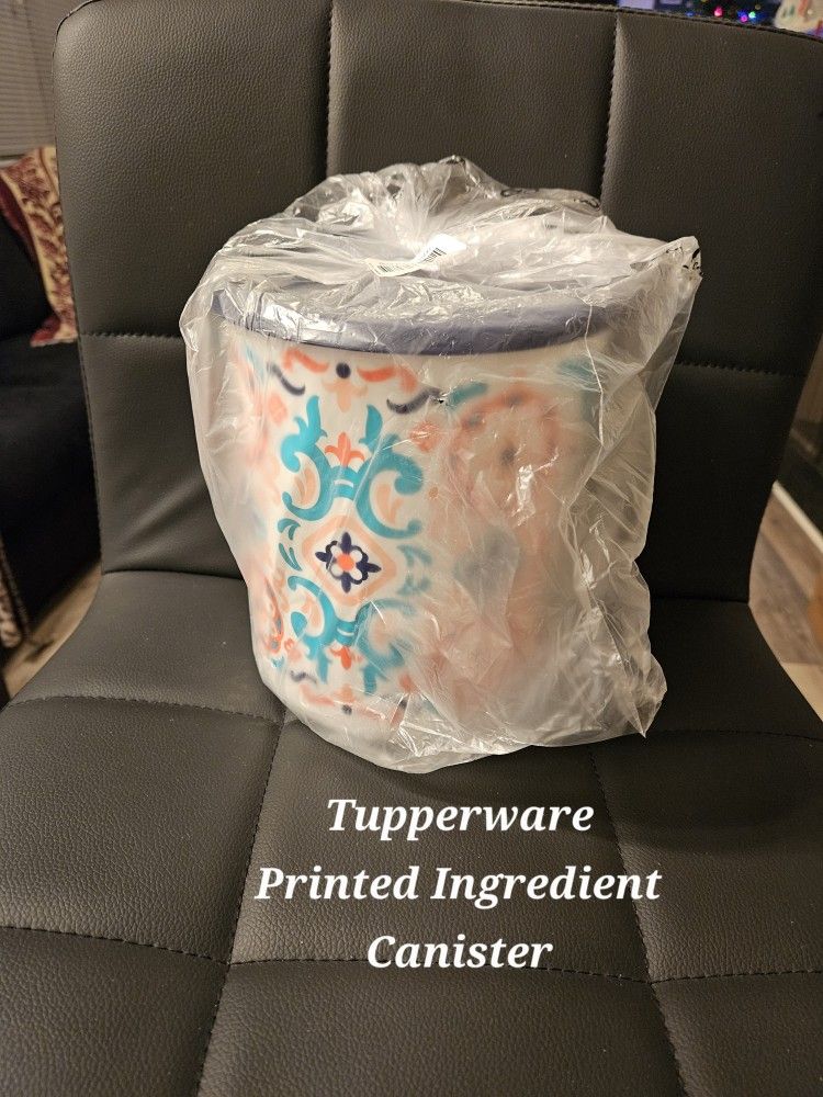 Tupperware Printed Ingredient Container