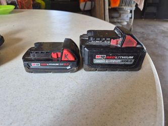 Milwaukee 18 volt lithium batteries