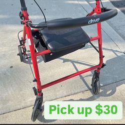 4 Wheel Rotation Drive Walker
