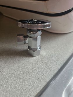 Shut off valve for toliet