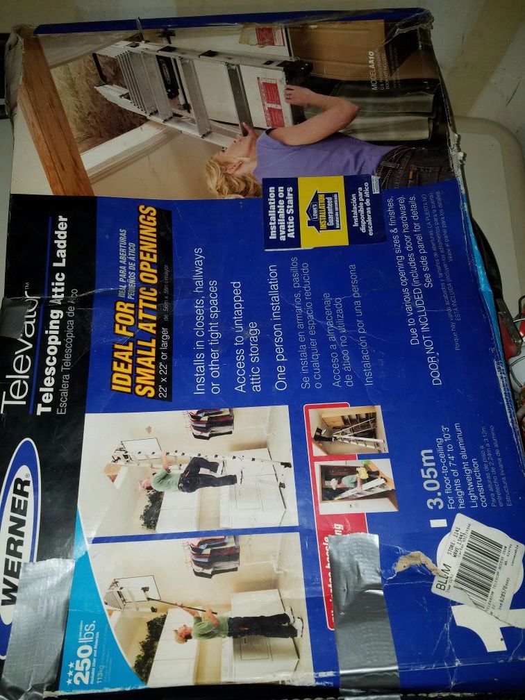 Werner Televator (attic ladder)