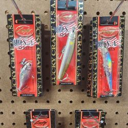 Lucky Craft Lures 🐟 13 Fishing Hard Bait 🎣 Sebile Minnow