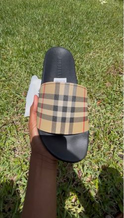 Burberry slides