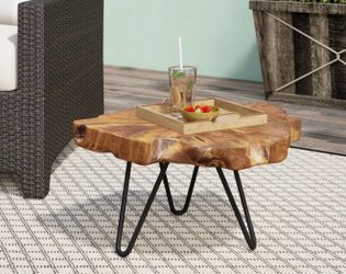 Organic Root Slice Coffee Table