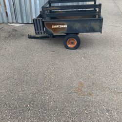 Craftsman Pull Behind Cart Tractor 