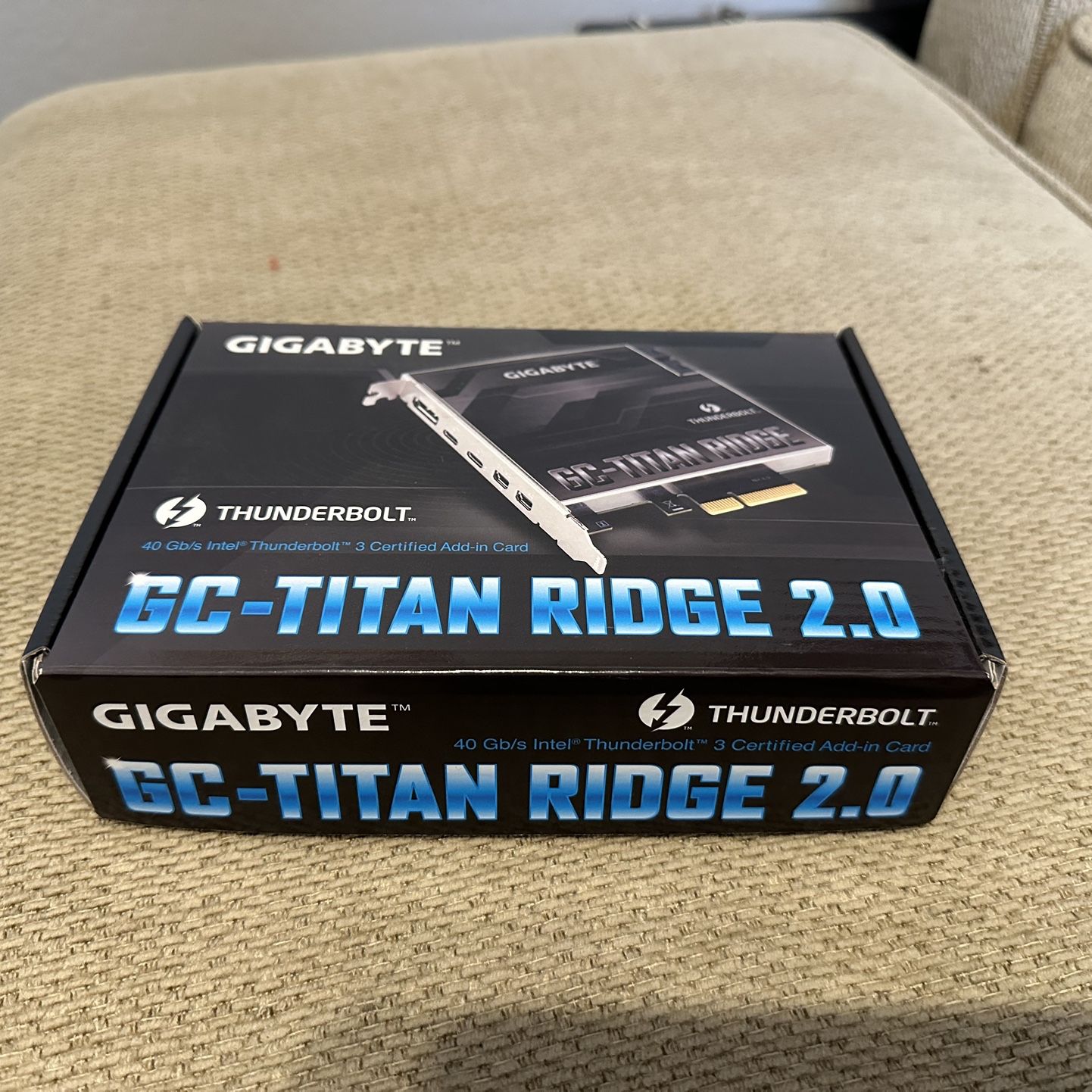 Gigabyte GC Titan ridge 2.0 Thunderbolt 3 Card for Sale in Clovis