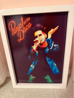 Panic! At the Disco framed print.