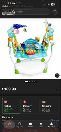 Disney Finding Nemo Baby Jumper Activity Center